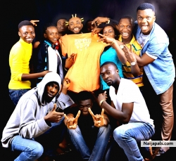 Don Prince aka Sampe with Friends Advertising His Slogan Polo Sampe 