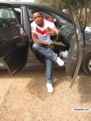 fine boy fresh boy chilling in my C.E.O car