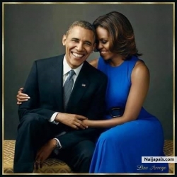 our very handsome President Obama with tbe Beautiful wife..Michelle ❤ 