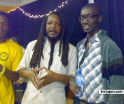 me and appleseed of Bongo Maffin