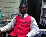 me at work
