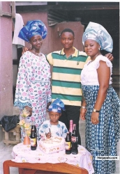 My mum, Walexine, My luvly Sister, My young Bro.