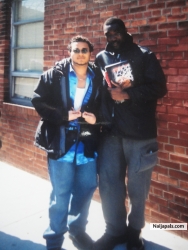 my brother and his friend in USA