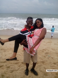 at elegushi with luvly wife.