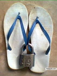 Pls let Me Secure My Slippers Cos Of Insecurity In Nigeria