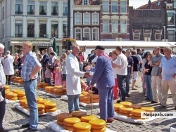 cheese market organized by gemeente 2804MD after agreements gemeente gouda!