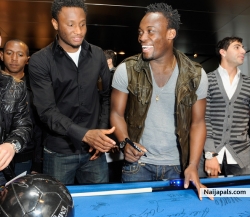 John Obi Mikel and Michael Essien