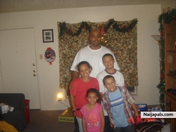 my oldest son with his 4 children