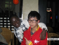with my student.........haha!