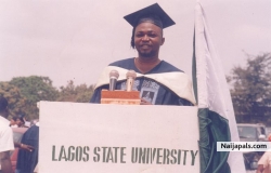 MAKING A SPEACH AT GRADUATION DAY