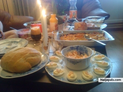 Arctic Xmas table