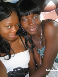 binta and i on our way out @ abuja