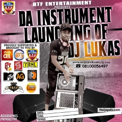 DA INSTRUMENTS LAUNCHING OF 9JA DJ LUKAS @BTF_RECORDLABEL @DEEJAYLUKAS1