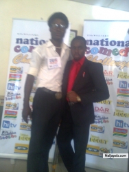 posing wth a frnd@a national event