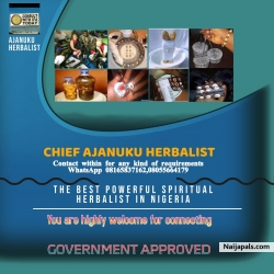 Words from Dr chief AJANUKU OLUAWO as follows: 1)No matter what how the Challenges you are facing,You shall overcome it by your efforts....  2)Some people's have died by hidden there PAINING FINGERS,so never Hide what's paining you, because a PROBLEM SHARE is FULLY SOLVED,But also becareful of who you will share your words with, Because of taking wrong Advise... 2348165837162