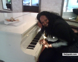 Playing the piano