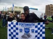 Me & Ma Gal in Portsmouth Football Finals in Wembley