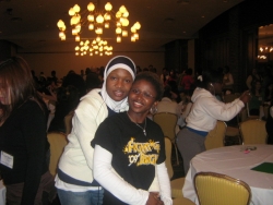 Posting for the camera at a Youth Leadership Conference