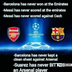 Unbelievable/interesting facts about Arsenal & Barcelona match  A MUST SEE