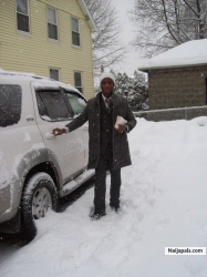 shortly after snow storm