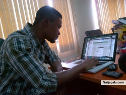 Ugo in d office