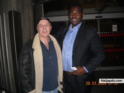 Nosa with a friend in Paris
