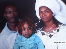 My husband & lovely daughter.