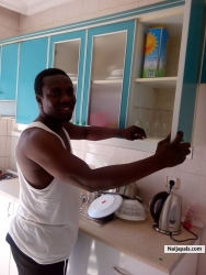 at the kitchen 