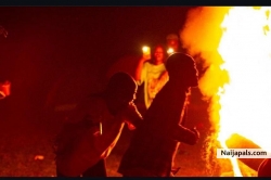 escaping house fire as christmas gift. during Christmas.com / thats me there rocking the physical fire at the background