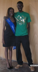 me and Yvette Nsiah, miss universe ghana 2008
