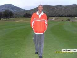 Sholy on the golf court
