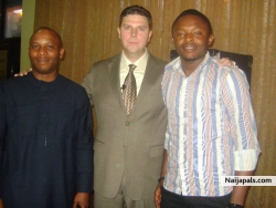 Charles(5Linx Rep) with Jeb Tyler(5Linx President)& Moses Ibe(5Linx Rep)