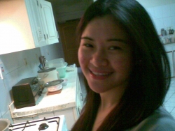 was in the kitchen