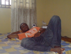 on ma bed