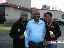 Ma sis, ma dad (ma personal pastor,(dats his name lol) love him so much) and Pelumi