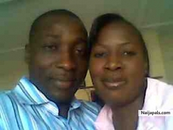 With Lovely wife, oluwakemi