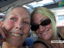 friends on the bus in KA