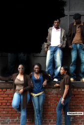Me and my friends inside the school campus
