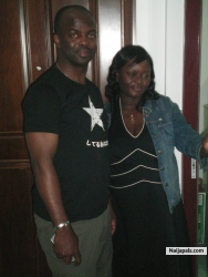beside me is my dearly bloved wife