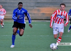 in action on the pitch