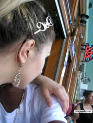 she is too beautiful so feel so don't try to see my face