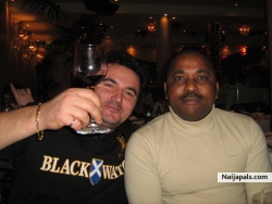 end of yr party 2008 wt a friend
