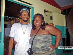 With my cousin in JA