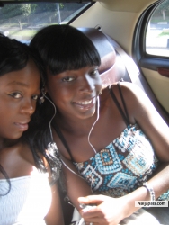 binta and i on our way out @ abuja