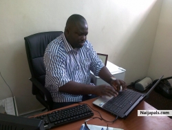 me in my office