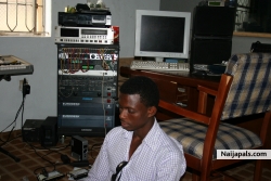 in da studio