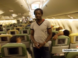 inside the aircraft