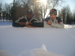 me and a friend
