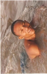 Swimming in the ocean of love.