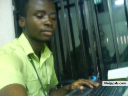 in the office